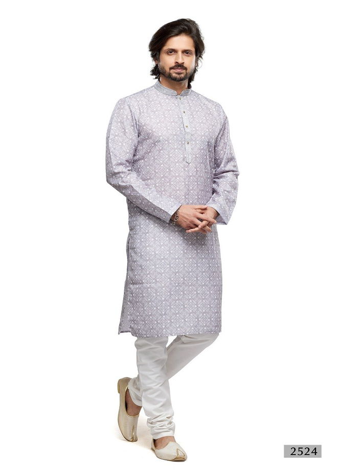 Occasion Mens Wear Designer Printed Stright Kurta Pajama Wholesale Shop In Surat