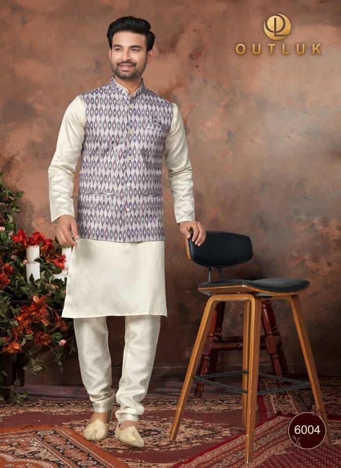 Outluk Wedding Collection Vol 6 Mens Wear Modi Jacket Kurta Pajama Catalog