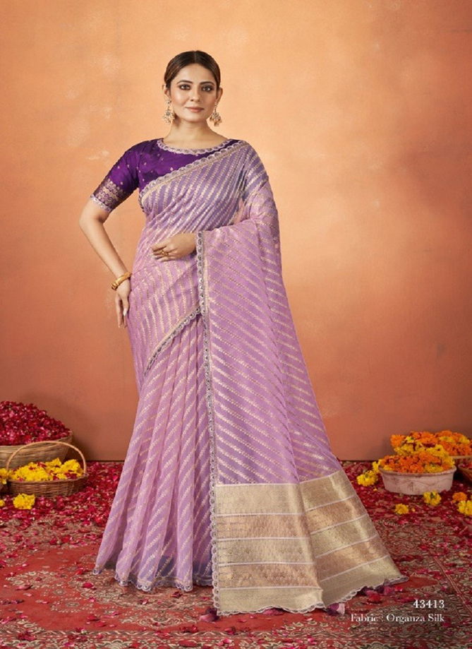 Pradha By Mahotsav Silk Party Wear Designer Saree Catalog