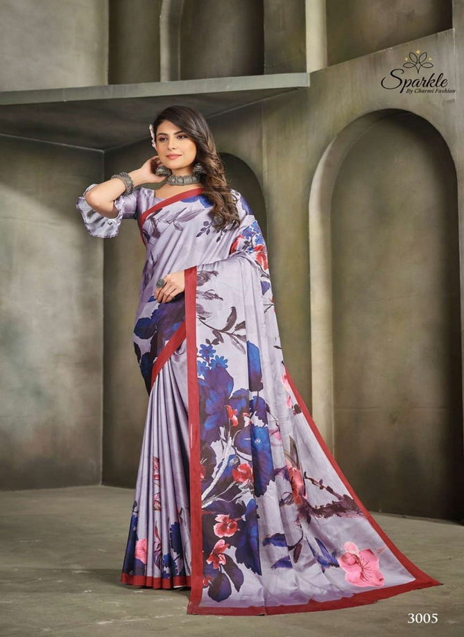 Raina By Charmi Fashion Japan Crepe Designer Saree Catalog