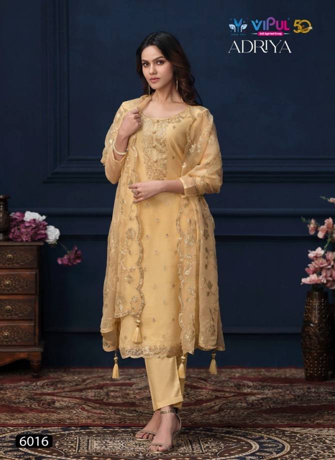 Adriya By Vipul Organza Chiffon Salwar Kameez Suppliers In India