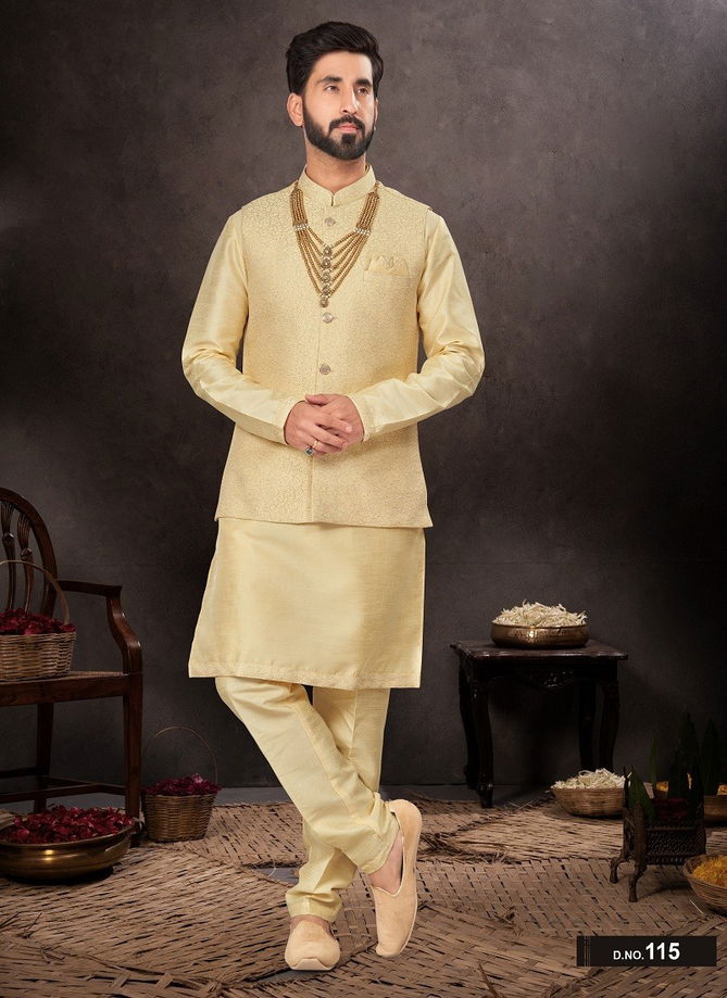 GS Fashion Occasion Wear Mens Designer Modi Jacket Kurta Pajama Orders In India