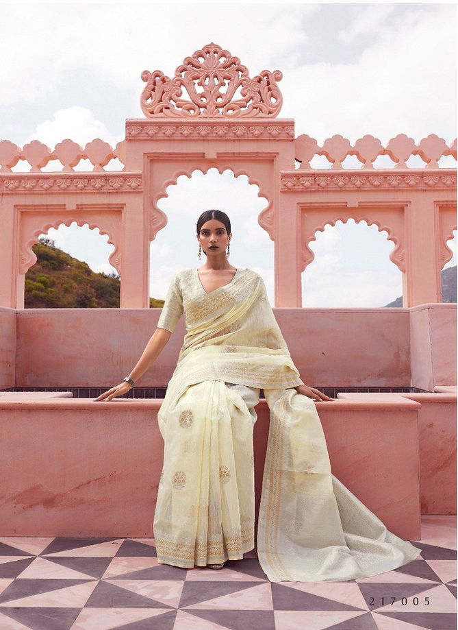 Kavni Linen By Rajtex Designer Saree Catalog