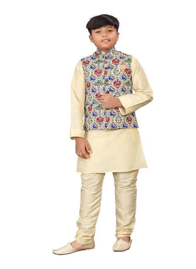 Kids Koti 2 Festive Wear Wholesale Modi Jacket With Kurta Pajama Kids Wear Catalog