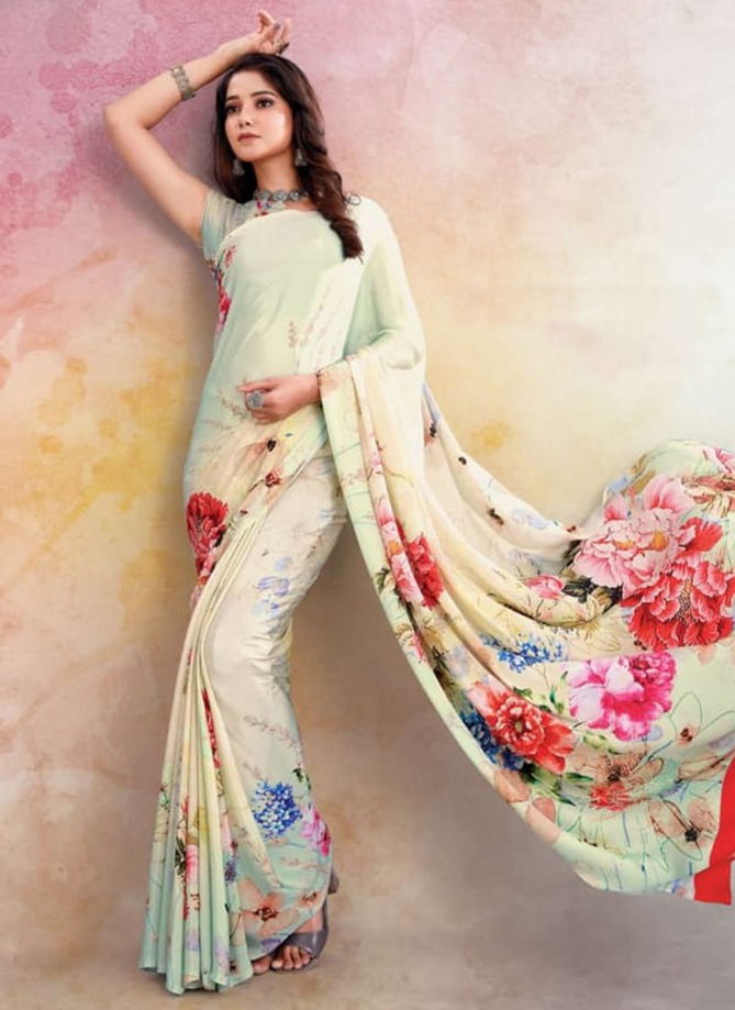 Maayaraa Crape Vol 1 Printed Daily Wear Sarees Catalog