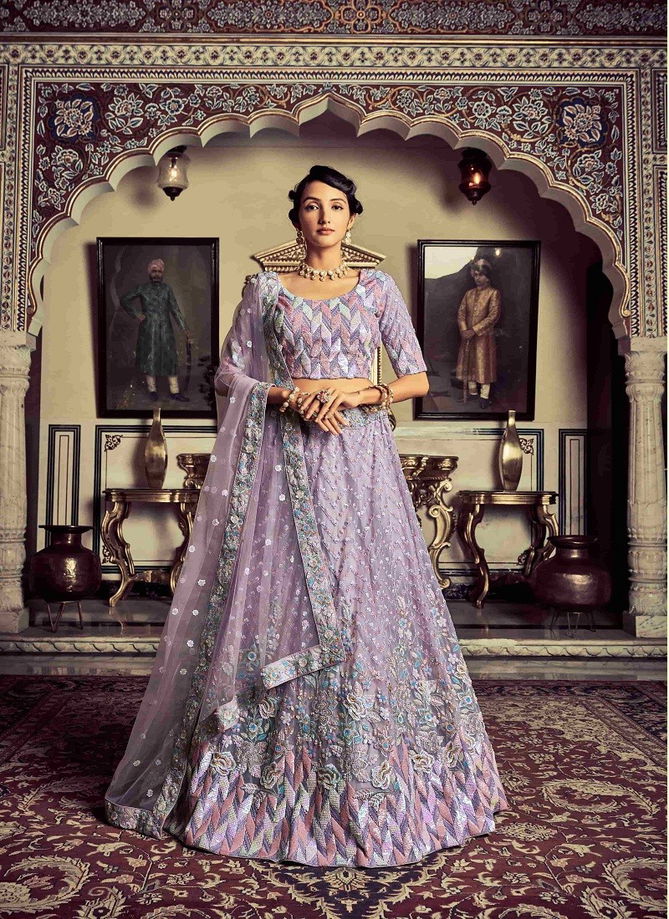 Lilac Colour Kimaya Vol 3 By Arya Designs Designer Lehenga Choli Catalog 51007