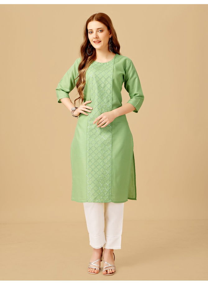 Lime Colour Aaradhna 1051 Kurti With Bottom Catalog 4