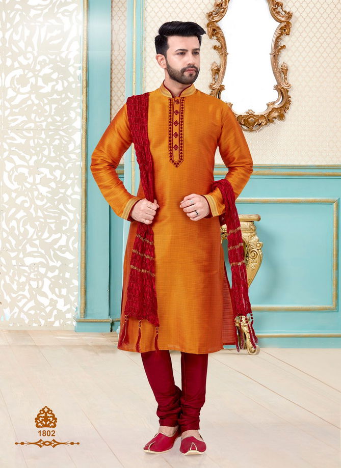 Eid Special Banarasi Silk and Santom Silk Design Dhoti style and Chudidar Style Kurta Collections