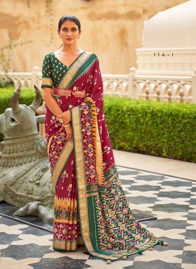 Nandi By Rewaa 114 A To 114 I Printed Saree Catalog