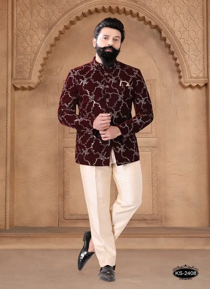 1632 Designer Party Wear Mens Jodhpuri Suits Wholesalers In Delhi