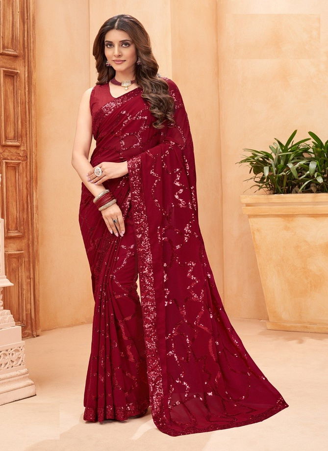 Aaradhna Vol 7 By Aayaa Party Wear Saree Catalog