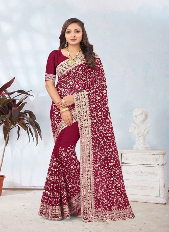 Anamika By Nari Fashion Georgette Saree Catalog