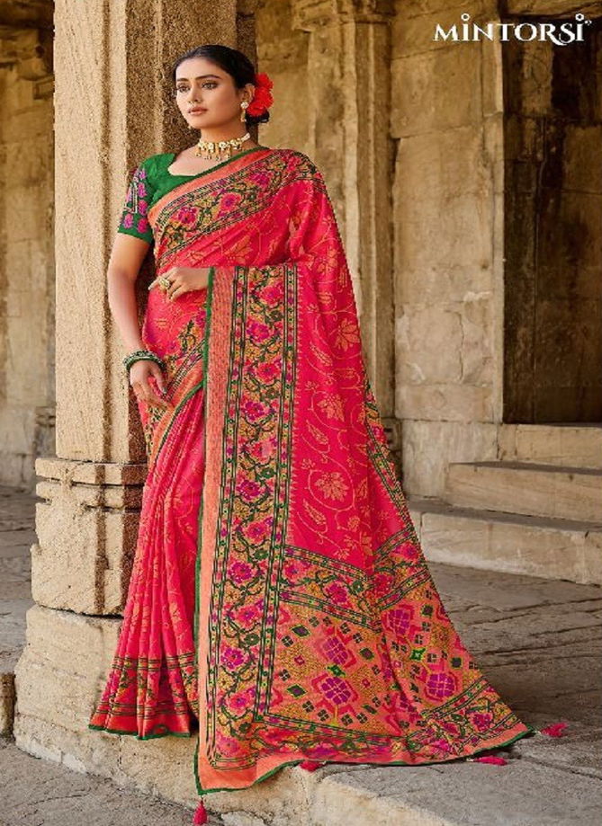 Beauty Star By Mintorsi Designer Silk Brasso Saree Catalog