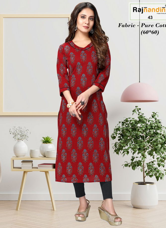 Delsy By Rajnandini Designer Kurti Catalog