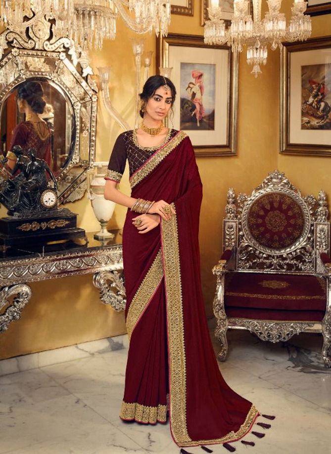 Evergreens By Kavira 3401 To 3410 Wedding Sarees Catalog