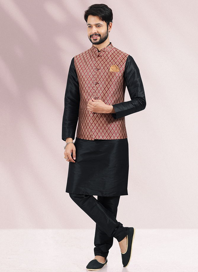 Function Wear Wholesale Modi Jacket Kurta Pajama Catalog