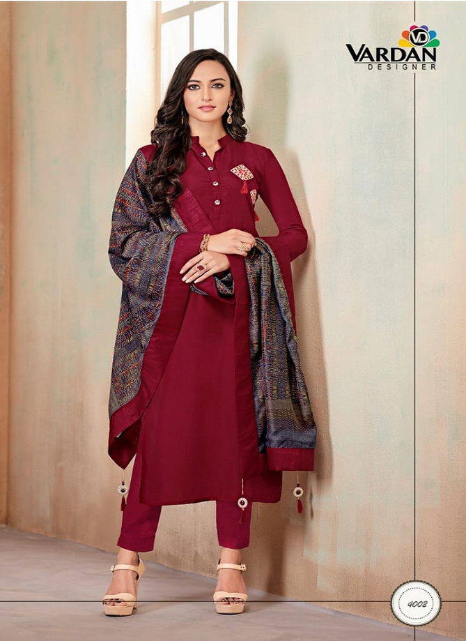 Kanishka Vol 1 By Vardan Jam Cotton Designer Kurti Bottom With Dupatta Catalog