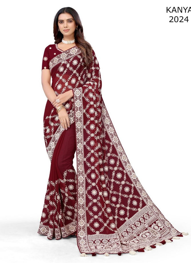 Kanya By Fashion Lab Georgette Saree Catalog