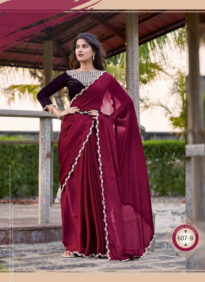 Mehek 607 A To 607 F Silk Saree Catalog