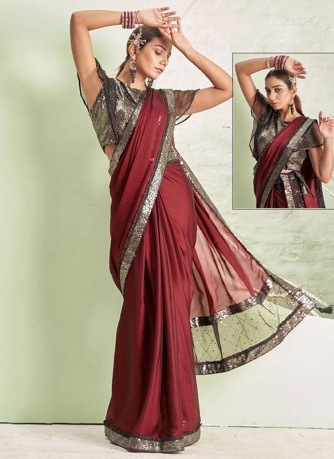 Mohamanthan Royal By Mahotsav Party Wear Sarees Catalog