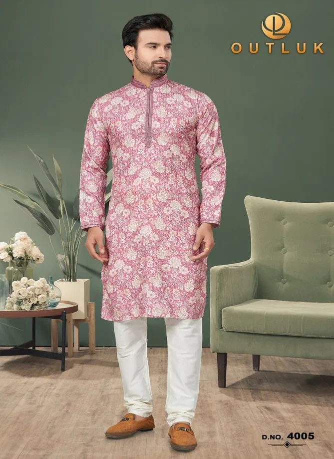 Outluk Wedding Collection Vol 4 Mens Wear Kurta Pajama Catalog