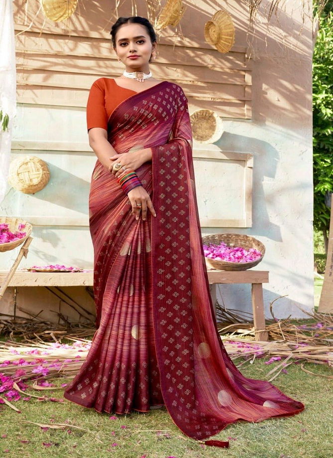 Pragya By 5D Chiffon Saree Catalog