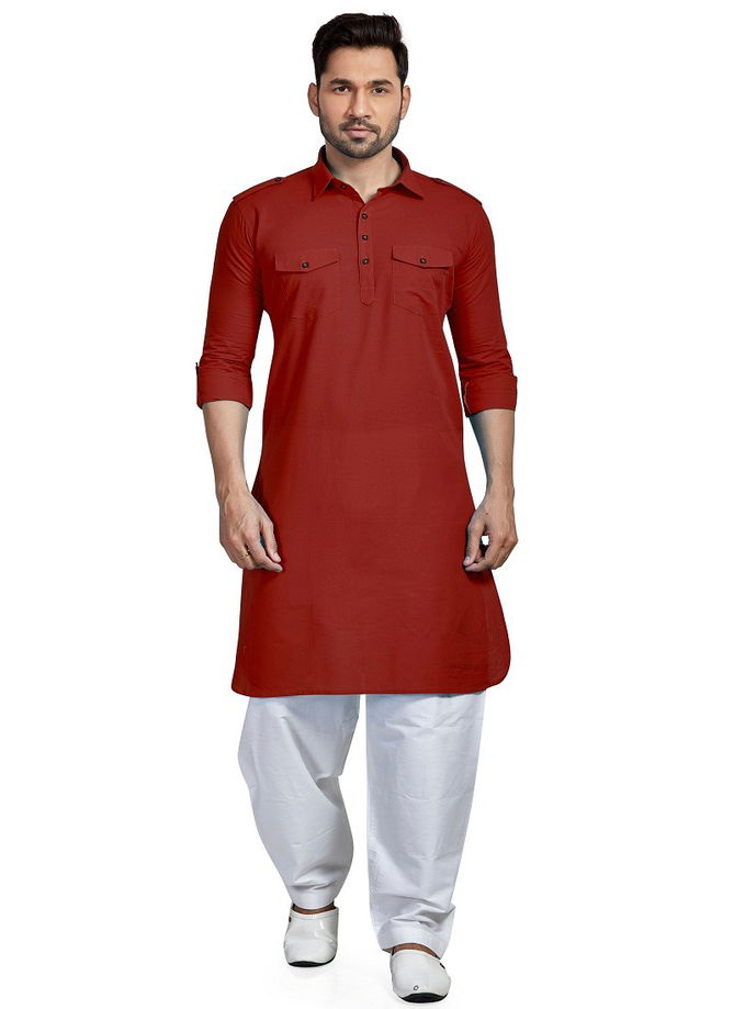 Maroon Colour RFSP 0001 Kurta Pajama Catalog G2B4469