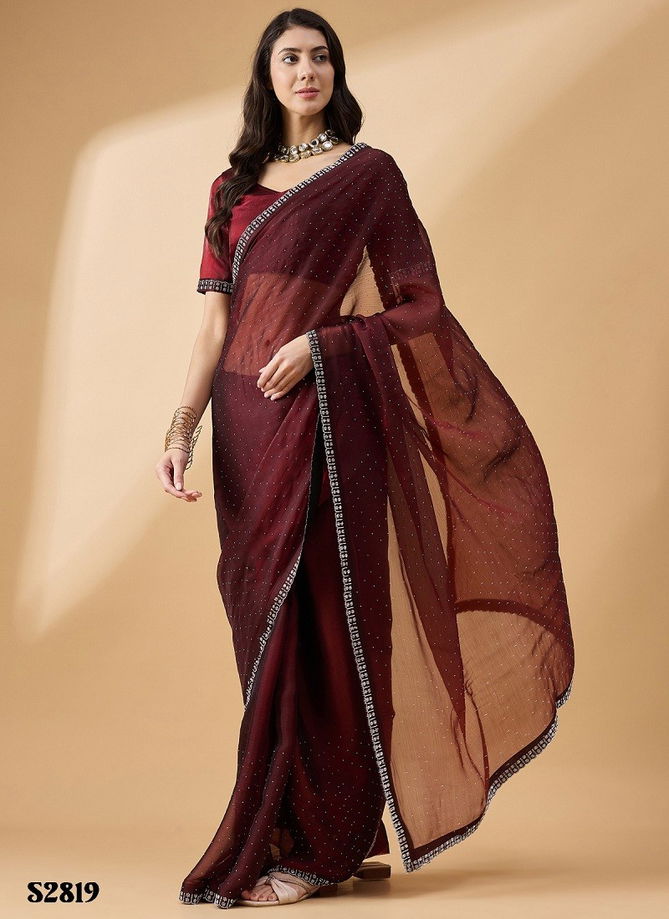 Radha By Mahotsav Organza Stone Work Designer Bulk Sarees Orders In India