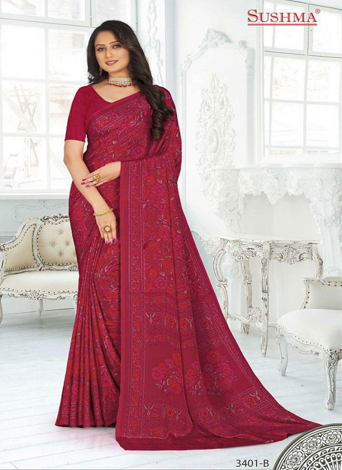 Sushma Set 34 Dailywear Saree Catalog