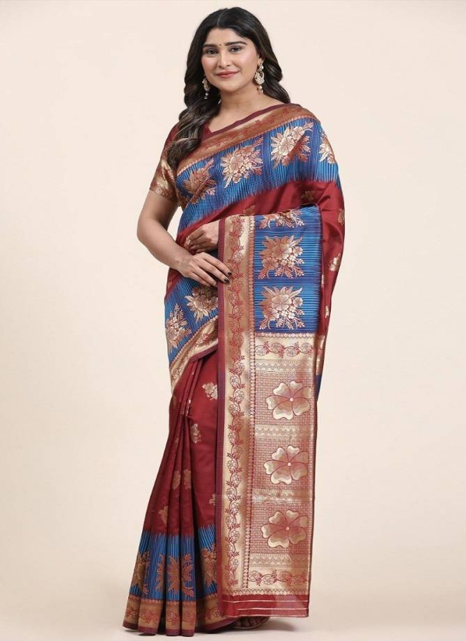 Vedika By Sethnic Banarasi Art Silk Designer Saree Catalog