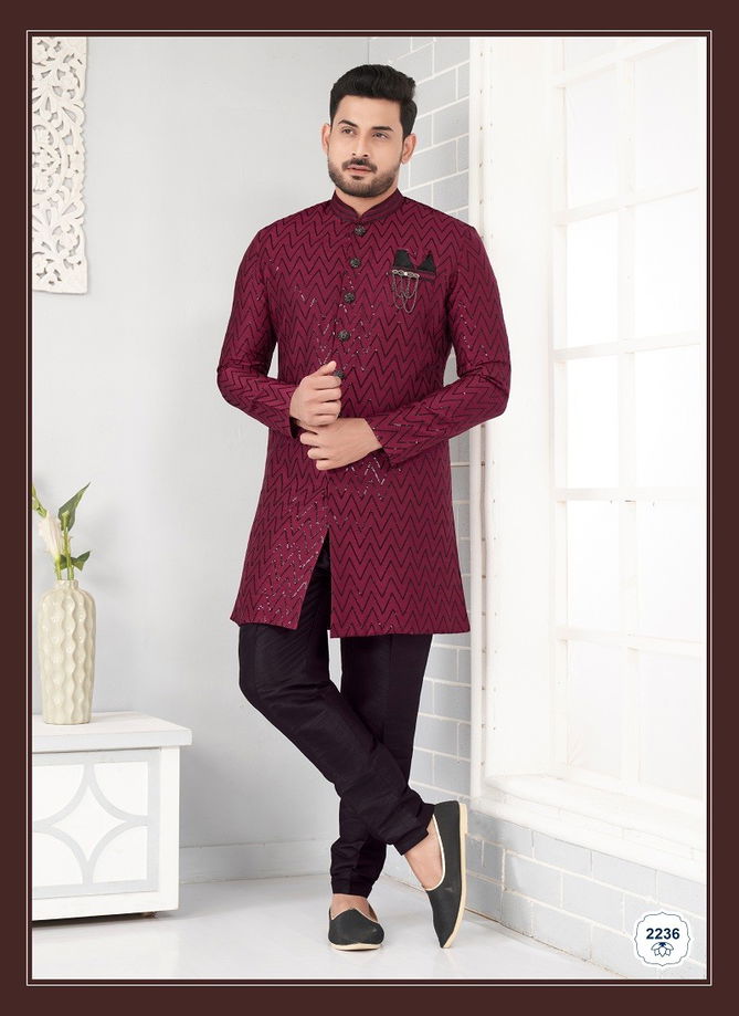 Wedding Wears Art Embroidered Silk Kurta Pajama Suppliers In Mumbai