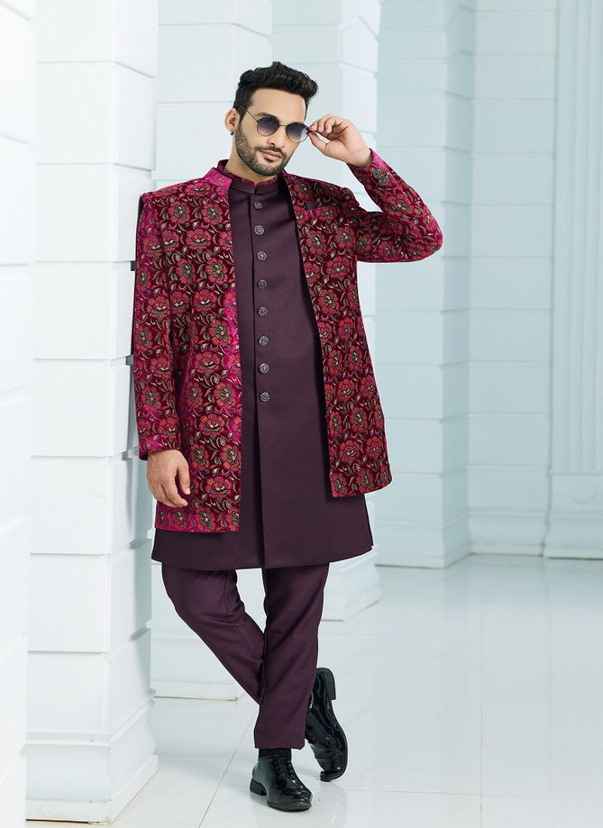 Function wear Mens Jacket Set Indo Western Catalog