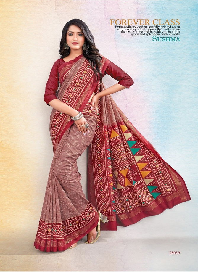 Silk Traditional By Sushma Daily Wear Saree Catalog