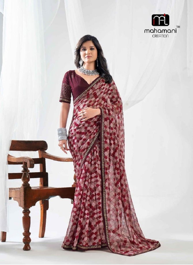 Kum Kum By Mahamani Creation Heavy Printed Sarees Wholesale Manufacturers