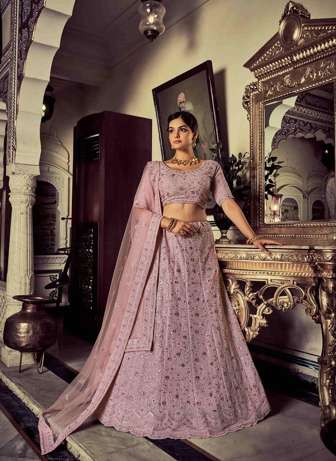 Mauve Colour Kimaya Vol 3 By Arya Designs Designer Lehenga Choli Catalog 51004