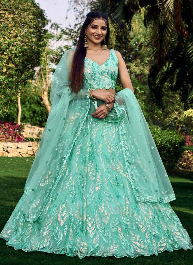 Meera By Zeel Clothing Wedding Soft Net Lehenga Choli Wholesalers In Delhi