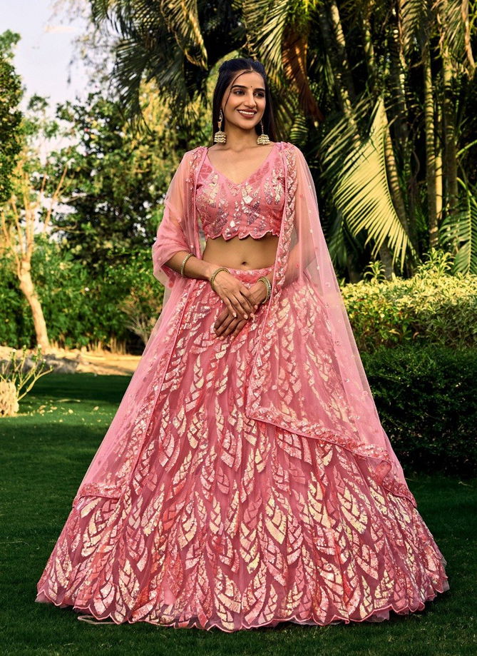 Meera By Zeel Clothing Wedding Soft Net Lehenga Choli Wholesalers In Delhi