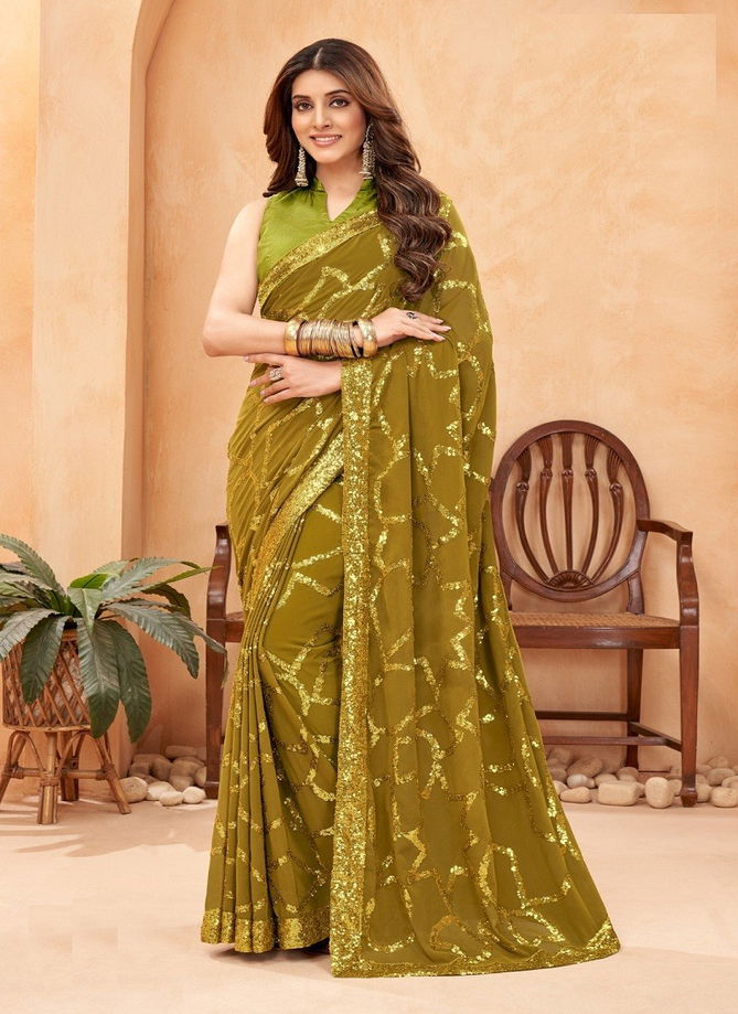 Aaradhna Vol 7 By Aayaa Party Wear Saree Catalog