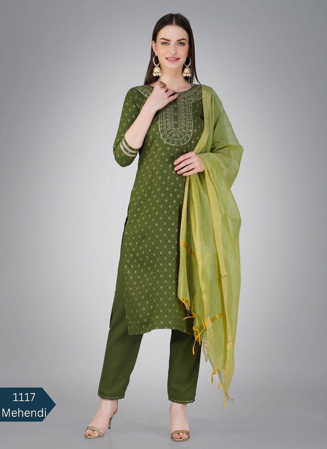 Aradhana Cotton Magic Slub Kurti Bottom With Dupatta Catalog