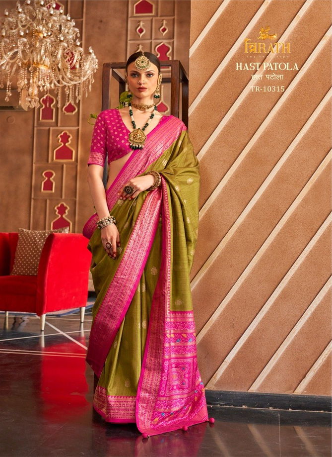 Hast Patola By Trirath Mercerizer Sigma Silk Printed Sarees Wholesale Shop In Surat