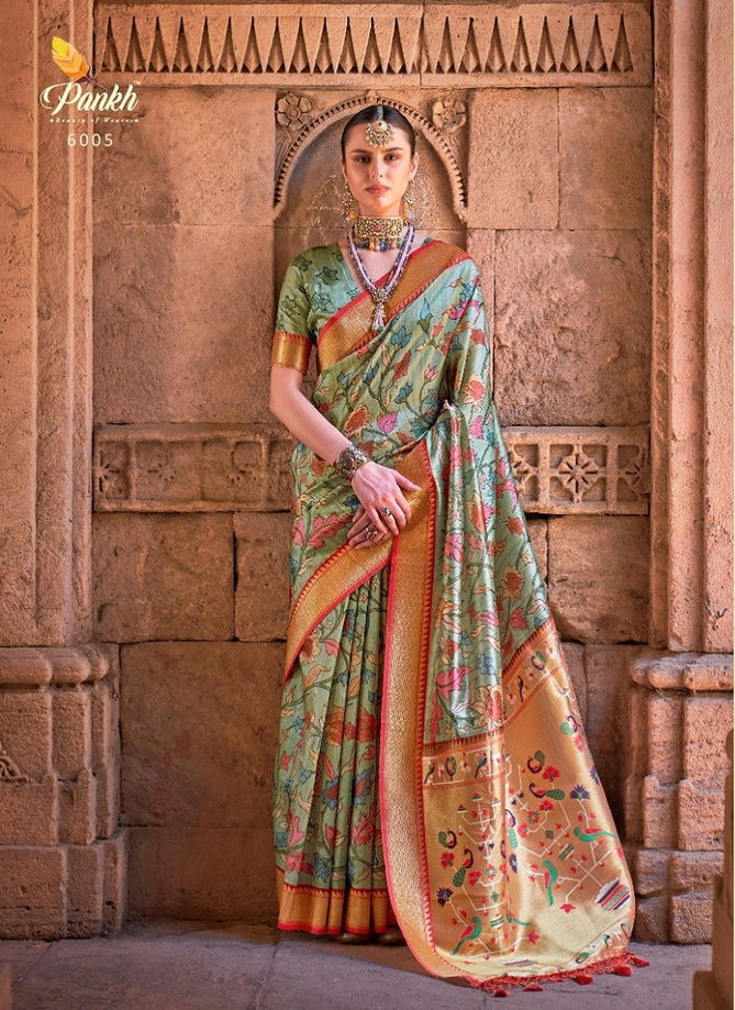 Heritage By Pankh Printed Saree Catalog