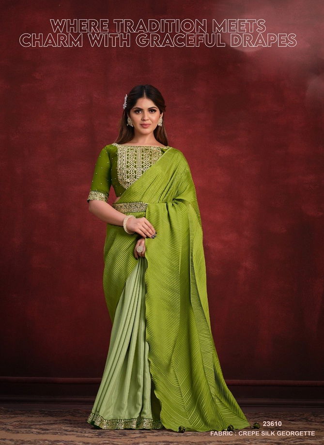 Kimaya By Mahotsav Sequence Thread Silk Designer Saree Catalog