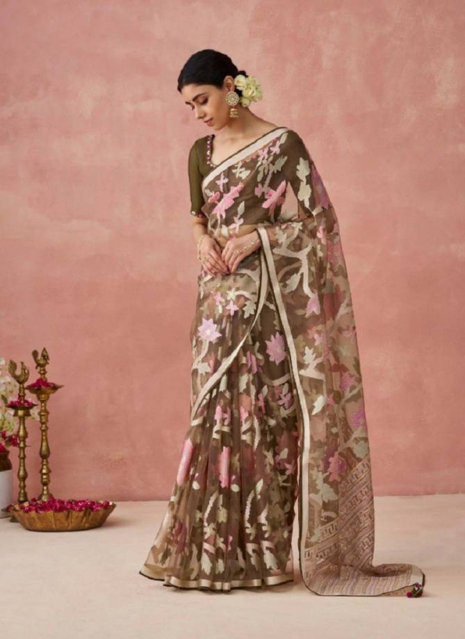 Meera Premium Vol 15 By Kimora Designer Brasso Organza Wholesale Saree In India