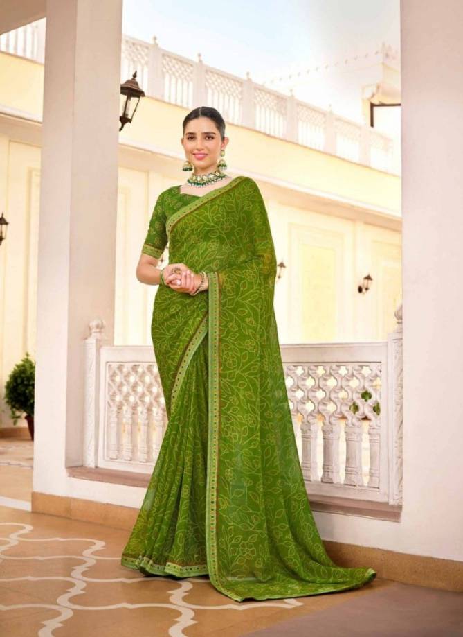 Pavitra Bandhan by Vipul Chiffon Wear Sarees Wholesale Clothing Suppliers In India