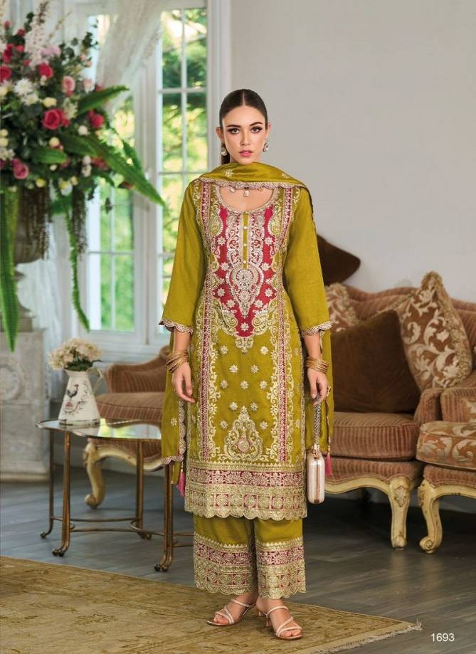 Sahira By Eba Premium Silk Embroidery Readymade Plazzo Suits Orders In India