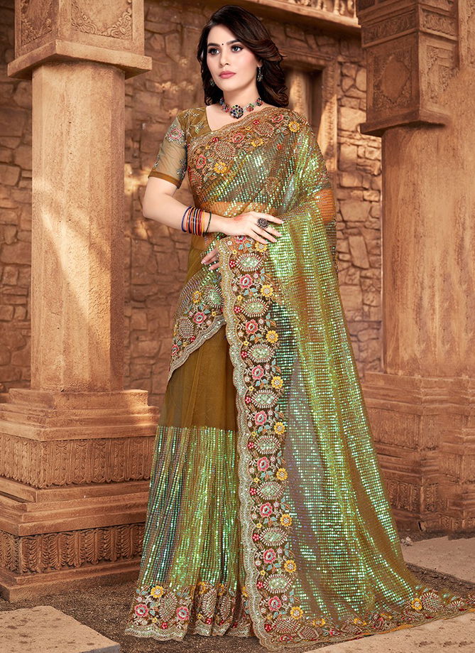 Samahita Designer Wholesale Party Wear Sarees Catalog