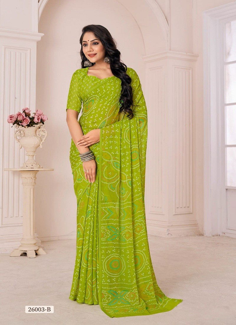 Star Chiffon 130 By Ruchi Chiffon Printed Saree Catalog