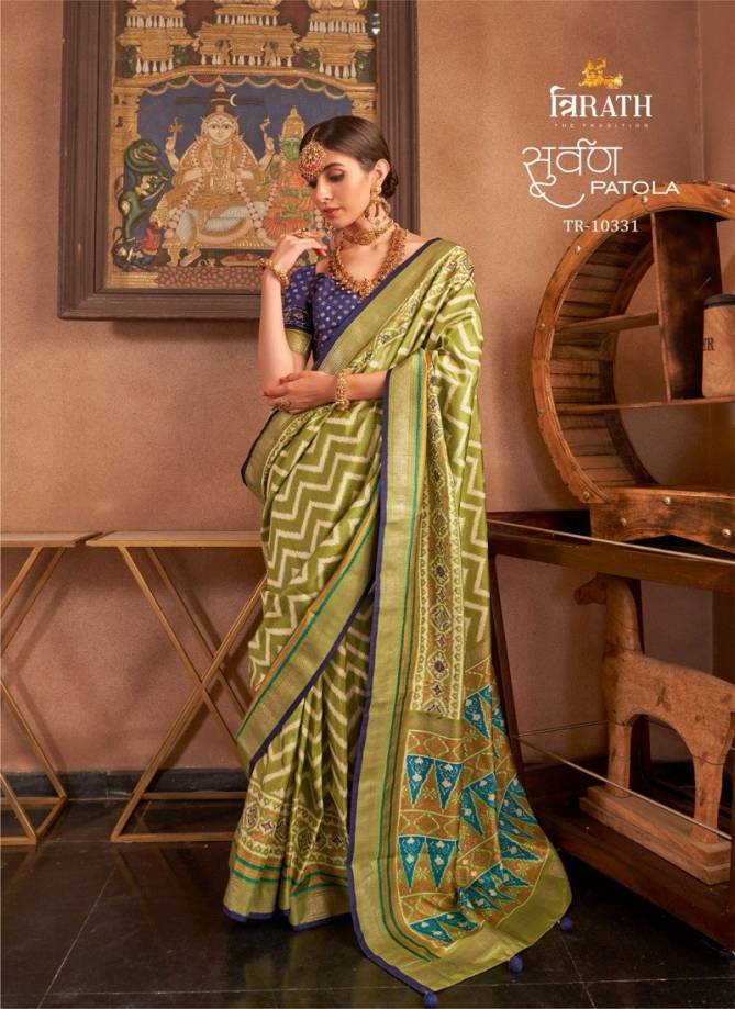 Suwarna Patola By Tirath Mercerized Sigma Silk Occasion Wear Wholesale Saree In India