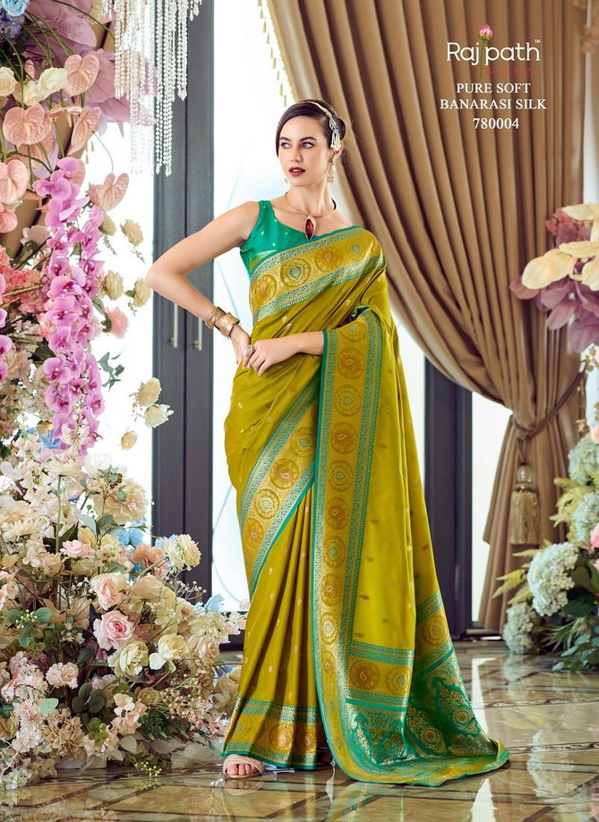 Minakari By Rajpath Banarasi Silk Designer Saree Wholesale In India