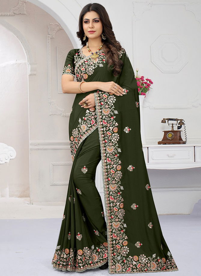 Nari Fashion Aparnaa Heavy Designer Party Wear Sarees Catalog